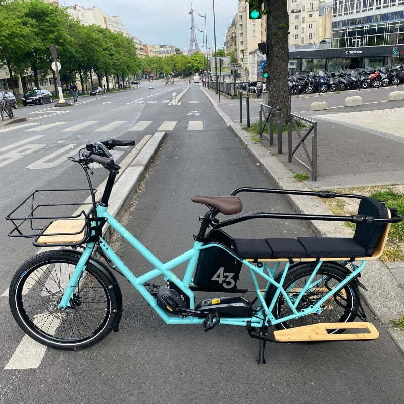 Location vélo longtail à la journée sur Paris