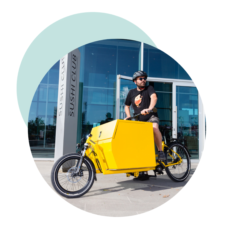 Location vélo cargo livraison et transport