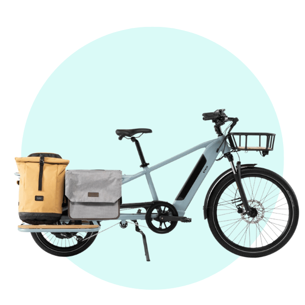 Protection de pluie pour vélo cargo décathlon